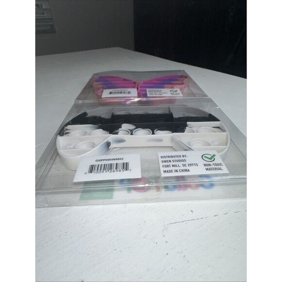 (2) Gotta Pop Push Pop It Fidget Toys - Butterfly and Game Controller - Picture 3 of 3